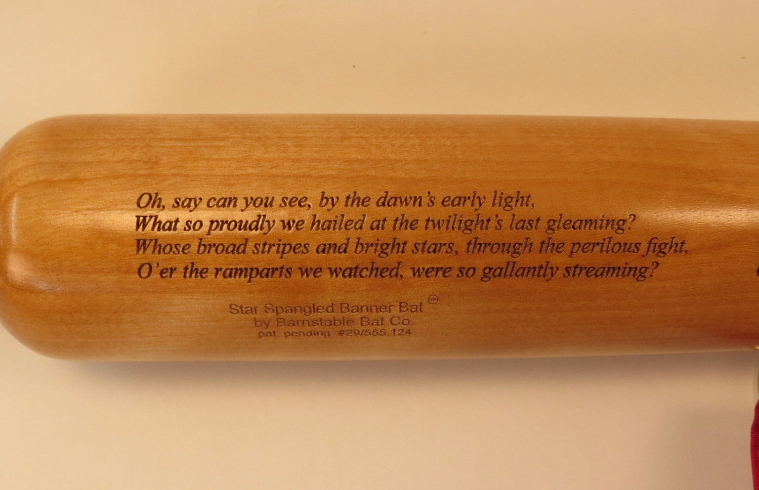 Large Star Spangled Banner Bat (tm) Flag Pole  with  36" X 60" USA Flag